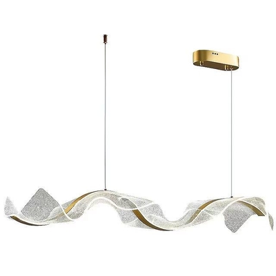 Lámpara de cristal de 60W de diseño moderno para lujo de la sala de comedor Iluminación decorativa