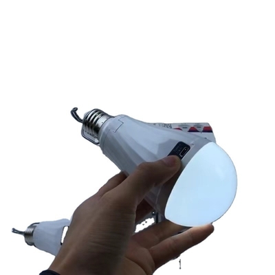2- Lámpara de emergencia LED 15W E27 B22 Batería recargable de iones de litio AC/DC bombilla de uso saludable
