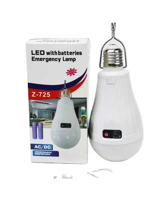 AC/DC 15W USB para interiores E27/B22 bombilla de emergencia de LED recargable perfecta para interiores