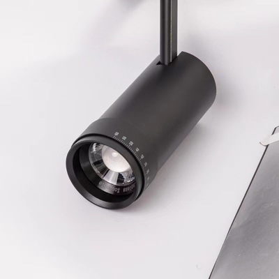 90 Ra 1CCT controlador incorporado anti-reflexión 10-60 grados lente con zoom LED luz de enfoque pista de luz 0.8kg