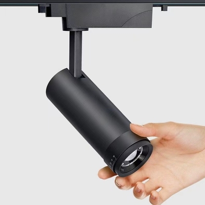 90 Ra 1CCT controlador incorporado anti-reflexión 10-60 grados lente con zoom LED luz de enfoque pista de luz 0.8kg