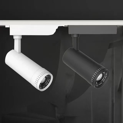 90 Ra 1CCT controlador incorporado anti-reflexión 10-60 grados lente con zoom LED luz de enfoque pista de luz 0.8kg