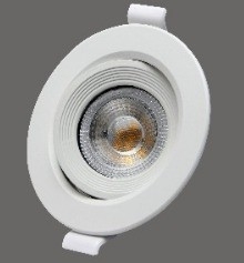 Diseño moderno 3W 7W 9W LED Mini Super Slim Downlight con controlador incorporado y sin atenuador