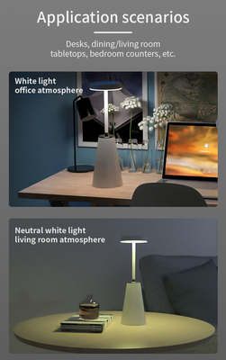 Lámpara de mesa de iluminación decorativa LED de oscurecimiento sin escalones CCT para diseño DIY en el dormitorio