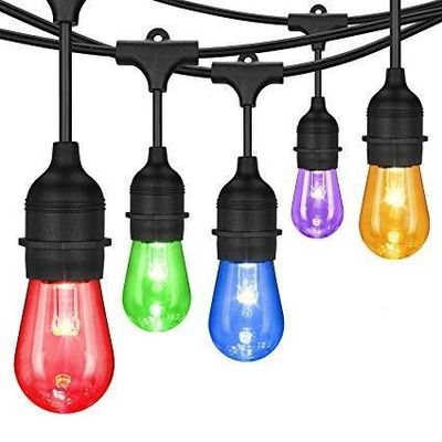 Decoración Rgb S14 Led Holiday String Light Para LED multicolor con frecuencia de 50Hz/60Hz