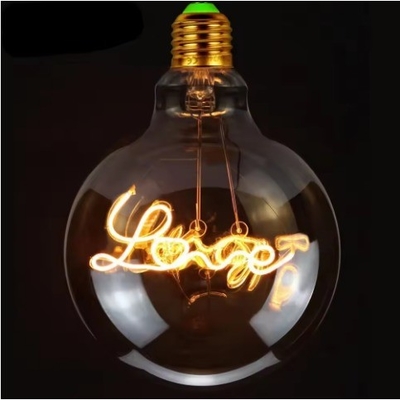 GLOBE G125 Serie LED Decorativo Edison bombilla con patrones o texto personalizados