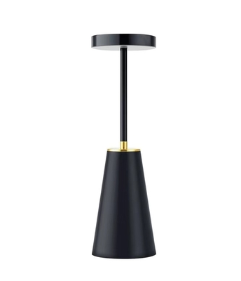 Lámpara de cama de luz nocturna de metal Lámpara de mesa recargable inalámbrica para decoración del dormitorio