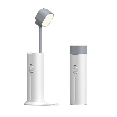 Lámpara de mesa de protección ocular USB LED con potente linterna artística y batería recargable