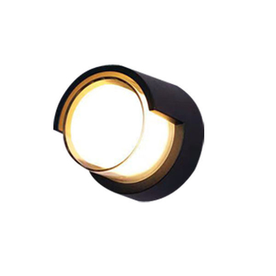 Lámpara de jardín LED de pared redonda y cuadrada IP65 exterior 10W 15W para iluminación de ahorro de energía