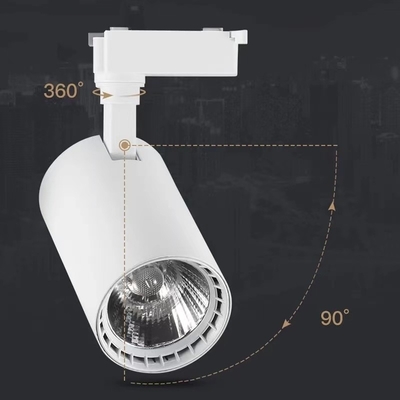 10W 4 Fase de alambre ajustable COB Spot Mini Rail LED Track Light con diseño moderno