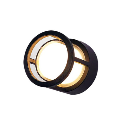 Lámpara de jardín LED de pared redonda y cuadrada IP65 exterior 10W 15W para iluminación de ahorro de energía