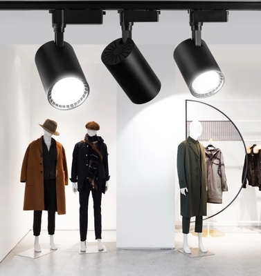 10W 4 Fase de alambre ajustable COB Spot Mini Rail LED Track Light con diseño moderno
