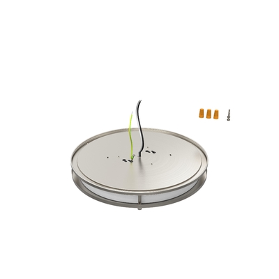 Duración de vida 50000 horas 12 pulgadas 15W 5CCT tapa de plástico LED doble anillo de techo luz CL-B1215