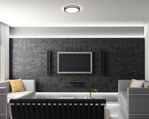 Duración de vida 50000 horas 12 pulgadas 15W 5CCT tapa de plástico LED doble anillo de techo luz CL-B1215