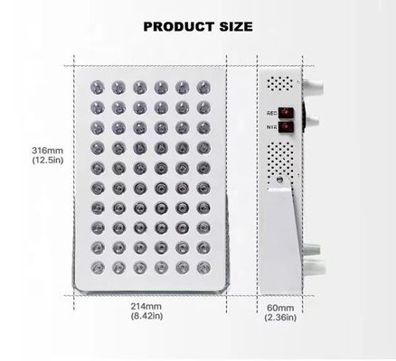 Experimente el mejor rejuvenecimiento de la piel con nuestra máscara de fotones LED azul rojo 316*214*60 MM