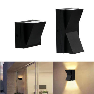 2700-6500K Temperatura de color Iluminación de pared led de jardín con difusor de policarbonato