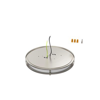 Muestra de embalaje con el logotipo del cliente 16 pulgadas 25W LED CCT Seleccionable doble anillo de luz de techo