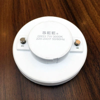 Personalización Gx53 Iluminación de abajo con IP40 y eficiencia de 800lm / w