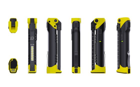 4500K Temperatura de color CRI 95 LED gancho Magneto linterna USB Recargable luz de trabajo