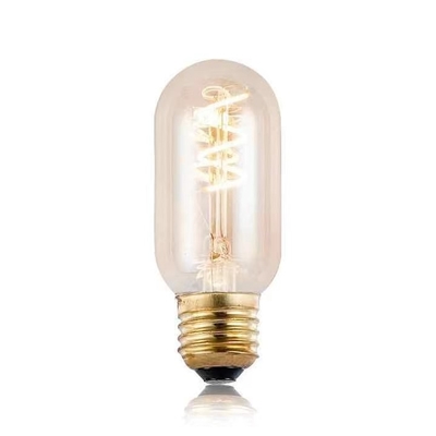 Antigua bombilla LED flexible y suave T45 de filamento recto 2- para uso residencial
