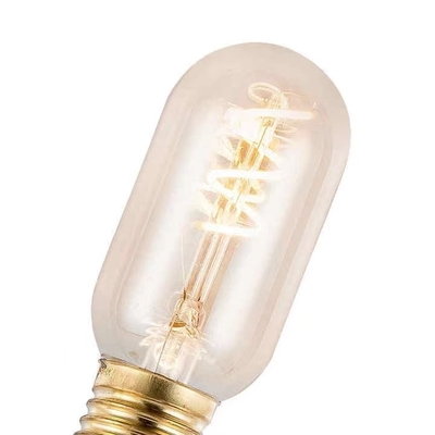Antigua bombilla LED flexible y suave T45 de filamento recto 2- para uso residencial