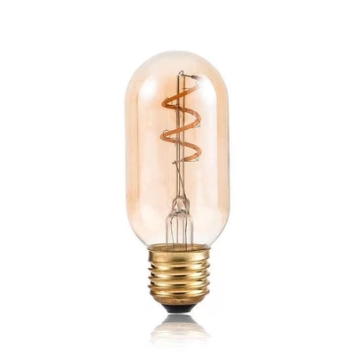 Antigua bombilla LED flexible y suave T45 de filamento recto 2- para uso residencial