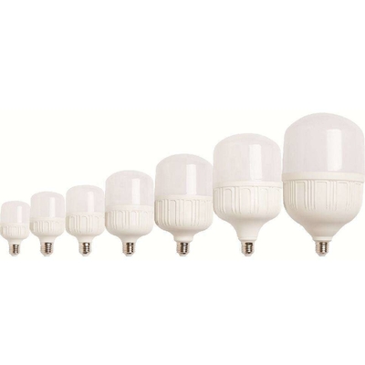 Modo de interruptor de botón manual 20w 30w 40w 50w 60w T bombillas para la iluminación del hogar