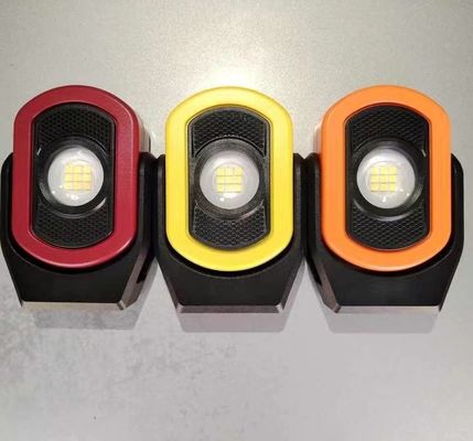 2- Luz de trabajo LED portátil con batería recargable de litio USB tipo C y imán fuerte