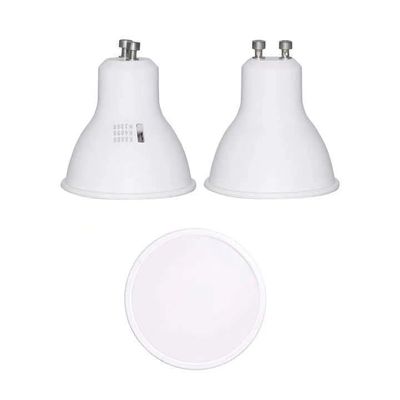 6W GU10 bombillas de foco LED con ángulo de haz de 120 grados y 30000 horas de tiempo de trabajo