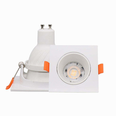 5w Mr16 Gu10 Hotel Square Mini Smart Anti Glare Techo ajustable de superficie sin adornos luz LED en relieve Downlights