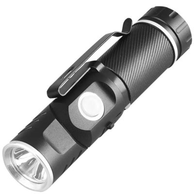 5.0V/2.4A Cargador de automóvil de teléfono celular USB con linterna LED portátil y fuente de alimentación continua
