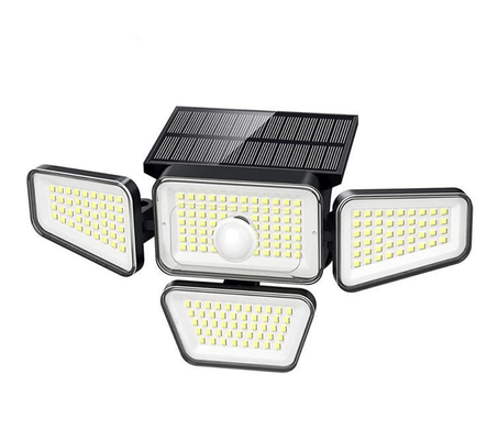 270 LED Sensor de movimiento LED a prueba de agua Luz solar de pared a prueba de agua y fácil de instalar