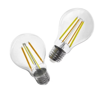 Material de vidrio bombilla LED para iluminación interior en el hogar E27 E14 bombilla de filamento retro