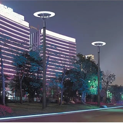 Alto brillo 50W/100W/150W LED jardín de la calle de iluminación columna de la lámpara superior para la carretera