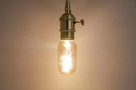 Blanco suave y cálido 2300K T45 E27 E26 B22 Bulbo de filamento Vintage Flexible Luz LED 3W