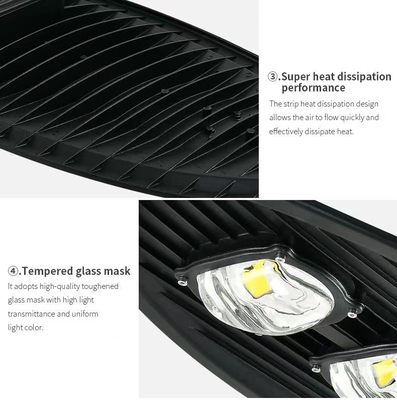 25W Iluminación exterior PC de aluminio impermeable Ip65 iluminación de emergencia 1 hora sensor luz de calle