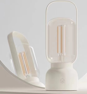 Lámpara de mesa de material PC ABS Diseño moderno para festivales de luces nocturnas y regalos artísticos