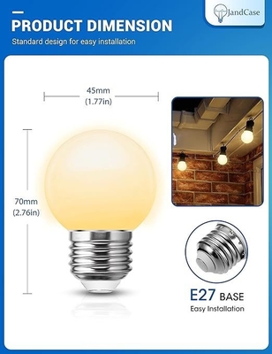 G45/Lampilla LED de golf/5W Iluminación para el hogar personalizable Luz interior 110v/220v lámpara LED