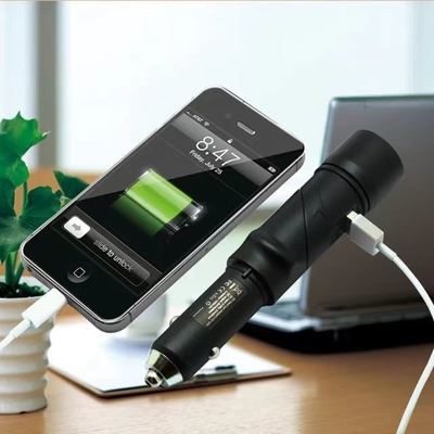 Banco de energía de martillo de seguridad con cargador de teléfono celular USB de 5.0V / 2.4A y fuente de luz LED