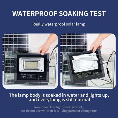 Lámpara Flujo luminoso lm 300lm-800lm IP65 Luz de reflejado de carga solar para interruptor de tiempo al aire libre