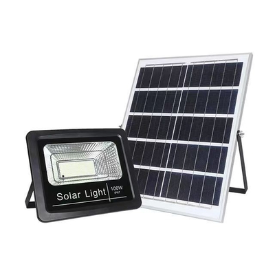 Lámpara Flujo luminoso lm 300-800 Proyector de carga solar para almacén y estadio