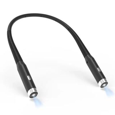Modo de control Conmutador de control Led portátil flexible cuello colgante de carga luz de libro para bricolaje