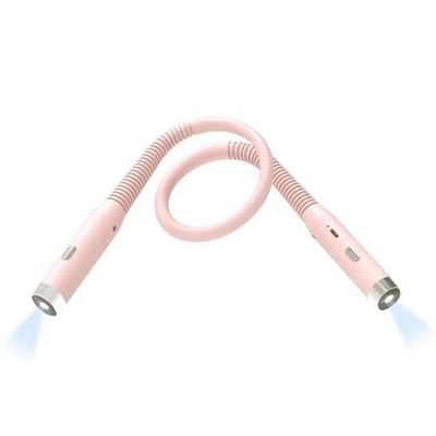 Luz de libro de control con interruptor de carga flexible para protección y carga de ojos