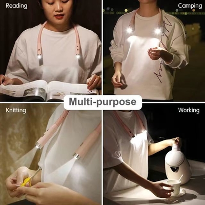 Luz de libro de control con interruptor de carga flexible para protección y carga de ojos