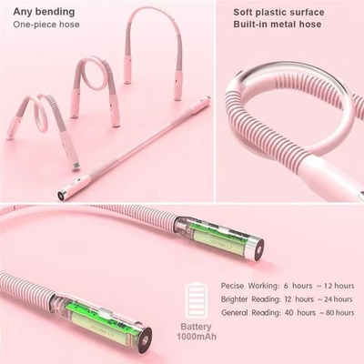 Luz de libro de control con interruptor de carga flexible para protección y carga de ojos