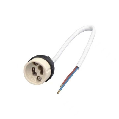 1- GU10/GZ10 Portador de lámpara de cerámica de bombilla de toma de corriente para sala de estar interior