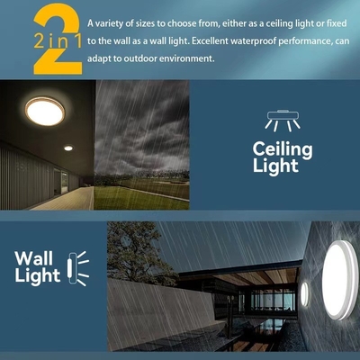 5CCT 2000K luz nocturna luz moderna de cúpula LED lámpara de techo 10in/13in/15in para la iluminación del hogar