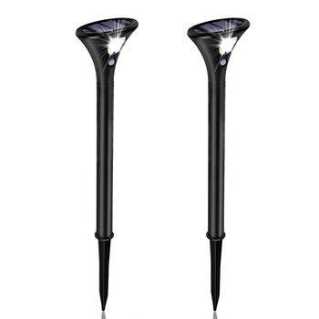 Proyector LED de polo alto con detección de oscuridad de paisaje exterior solar