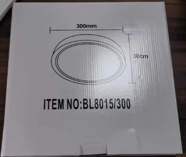 Lámpara de interior 30*3cm Luz de techo con sensor de microondas CCT y alto flujo luminoso