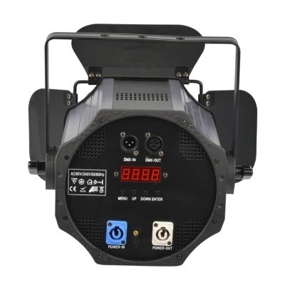 100-240V Voltado de entrada Profesional 200W COB LED PAR puede iluminar para espectáculos de escenario y DJ